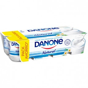 DANONE yogur natural pack 8 unidades